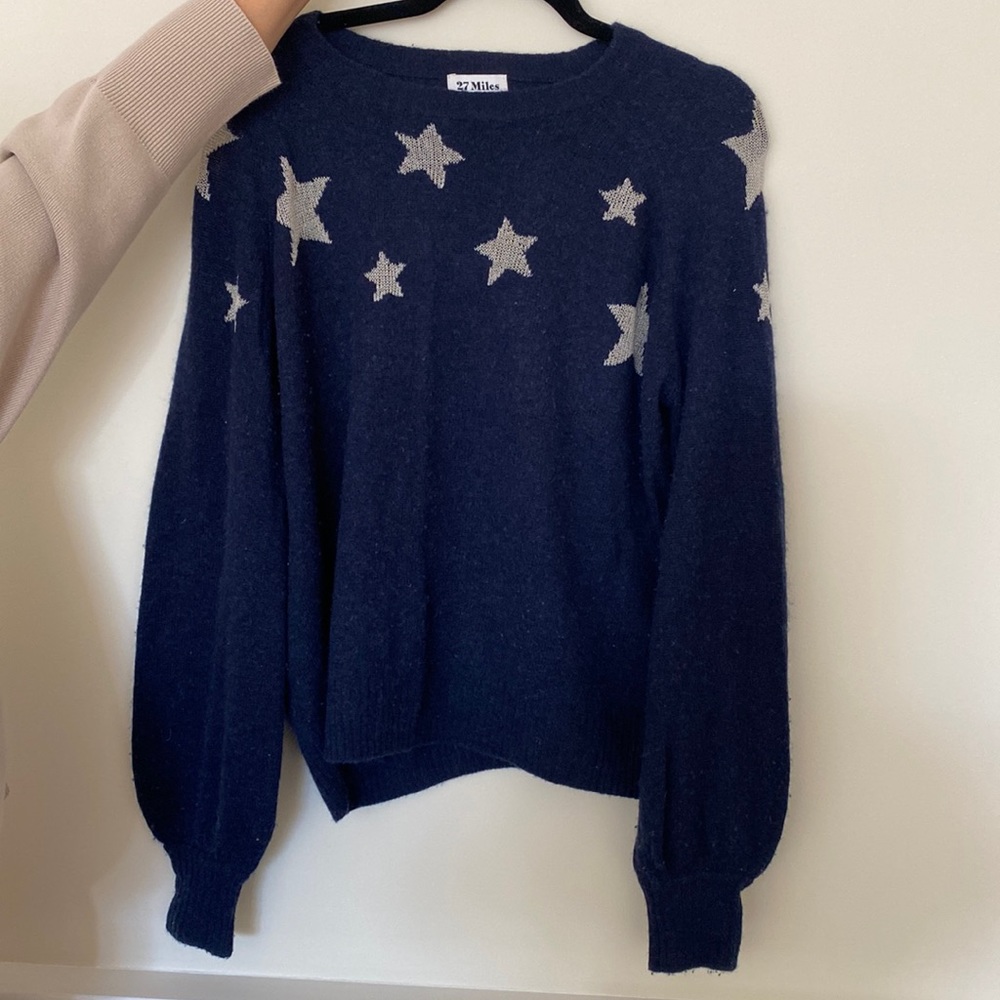 27 miles cashmere star sweater